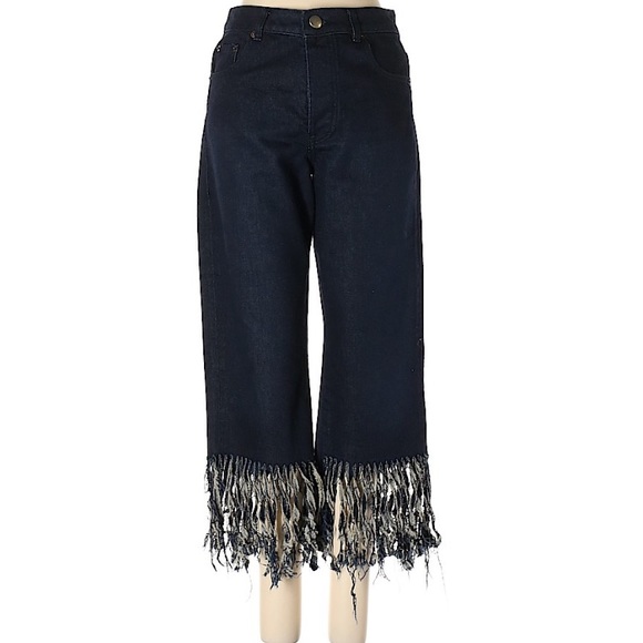 ASOS Denim - ASOS Fringe High Waisted Jeans